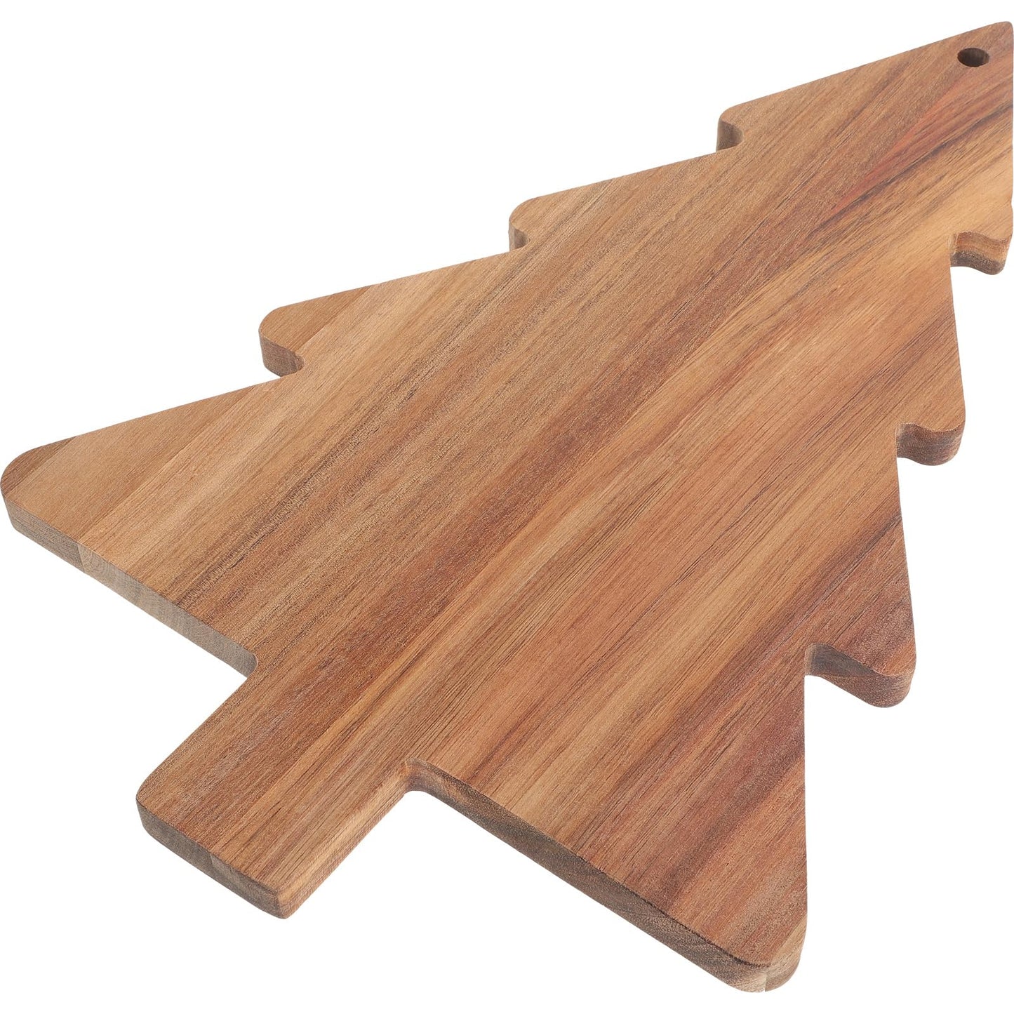 iplusmile 15" Christmas Tree Charcuterie Board, Acacia Wood Cutting Board & Serving Tray Set for Cheese, Meat, Fruit, Holiday Kitchen Decor & Party Appetizer Platter
