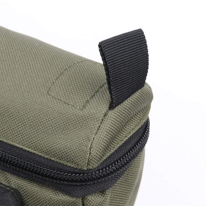 M MAXIMUMCATCH Maxcatch Fly Fishing Rod Case with Reel Pouch, Complete Protection Bag for 9FT 2/4 Piece Rods (Green, For 7.5' 4sec Fly Rod Length: 25.9'')