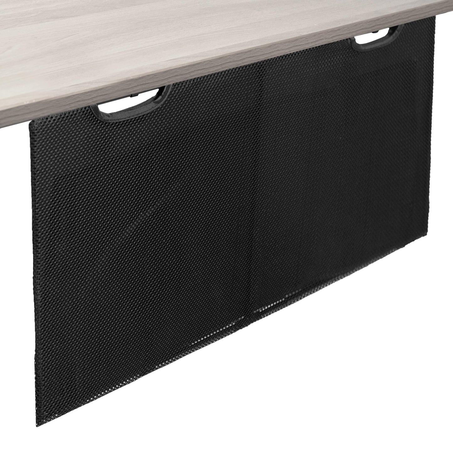 VIVO Black 30 inch Under Desk Privacy and Cable Management Organizer Sleeve, Wire Hider Kit Panel System, DESK-SKIRT-30