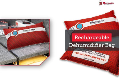 Hornady Reusable Dehumidifier Bag - 450G Moisture Absorber for Gun Safes | Prevents Damage to Firearms & Accessories, Black