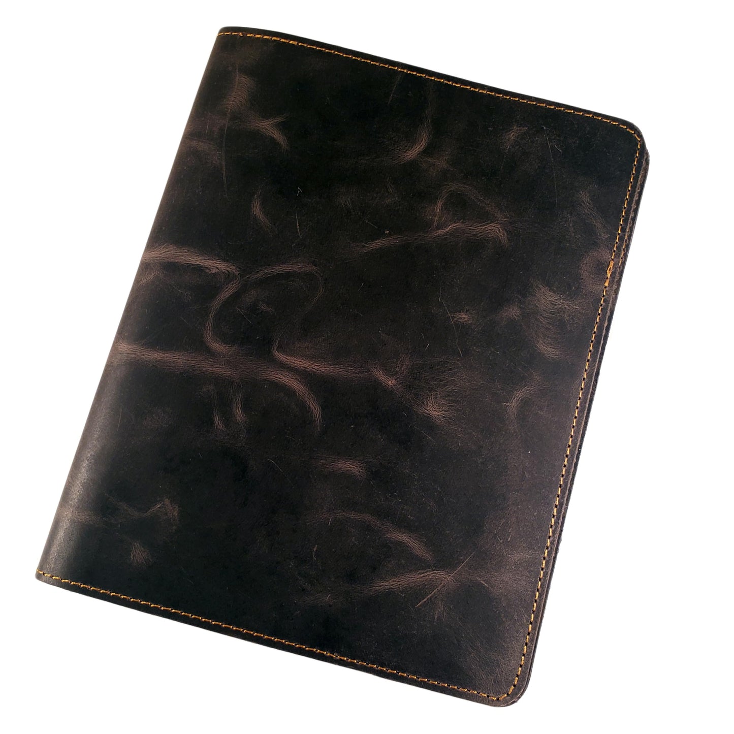 Rustic Ridge Refillable Leather Composition Notebook - Composition Notebook Cover - Leather Notebook Cover - Fits Moleskine XL 9.75" x 7.5" (Vintage Black)