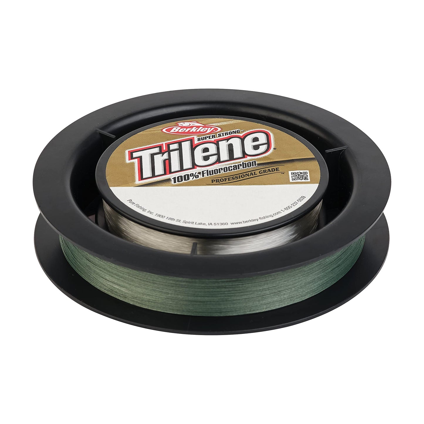 Berkley FireLine® Superline, Moss Green/Clear, 10lb | 4.5kg, 125yd | 114m Fishing Line, Suitable for Freshwater Environments