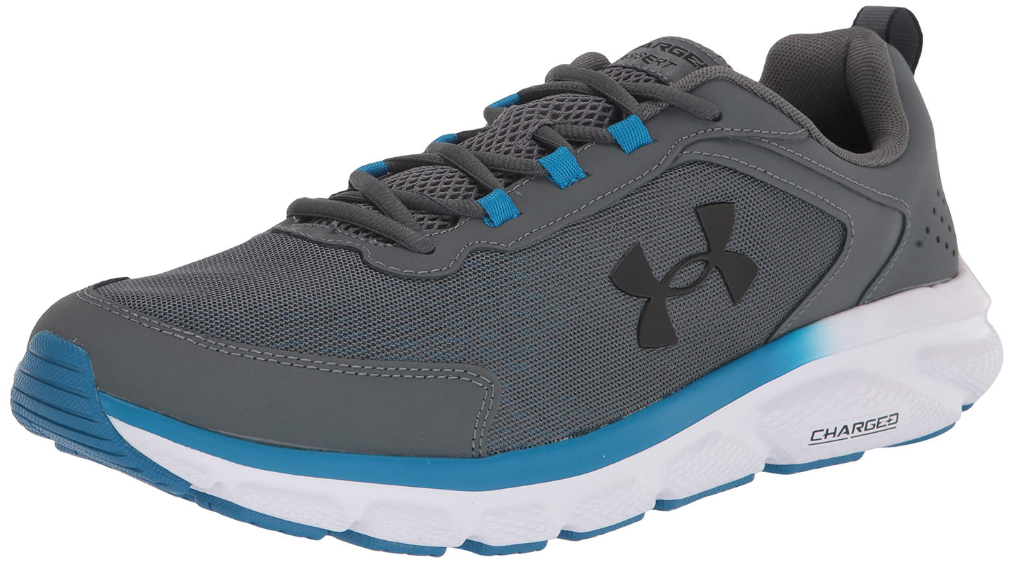 Under Armour Men's Charged Assert 9DISC, Pitch Gray/Black, 7.5 Medium US