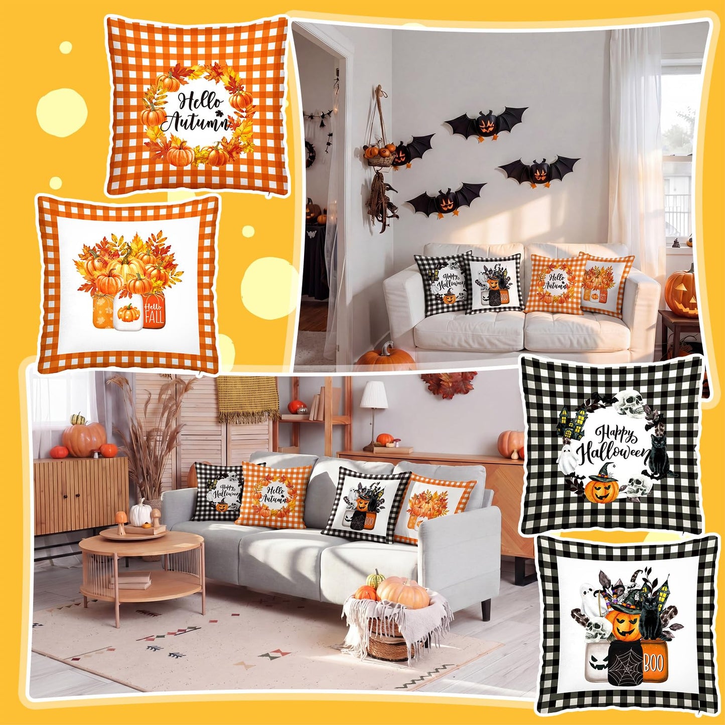 Mindsoft 20 Pcs Holiday Pillow Covers 18 x 18 Easter Pillow Cover Spring Summer 250th Anniversary Pillowcase Decorative Seasonal Cushion Case for Farmhouse Home Sofa(Watering Can)