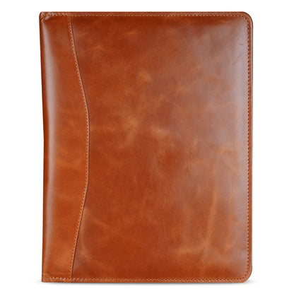 CestAntiQ, Heavy Duty Buffalo Leather Legal Pad Portfolio | Handmade Executive Notebook Binder Portfolio | Professional Padfolio Organizer | Business Gift for Men and Women : Brown