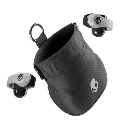 Skullcandy Push 720 Open Wireless Open Ear Bluetooth Earbuds, Headphones, Waterproof, Clip-On Lightweight Design, 30 Hours Battery, Wireless Charging Pouch, Microphone for iPhone Android - Chrome