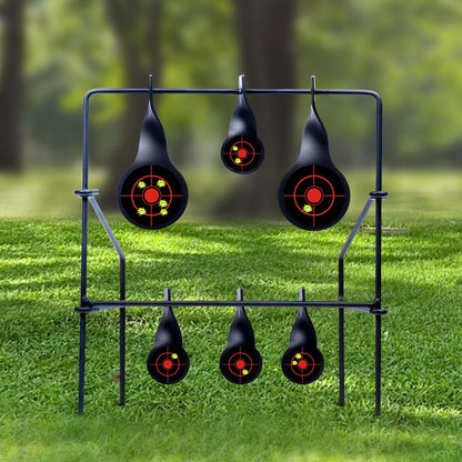 NYEONHRT 6" Shooting Targets Splatter Target Stickers, 100 Pcs Self Adhesive Paper Targets for Shooting Range with Fluorescent Yellow Impact Feedback for Gun Airsoft Rifle Shooting Accessories