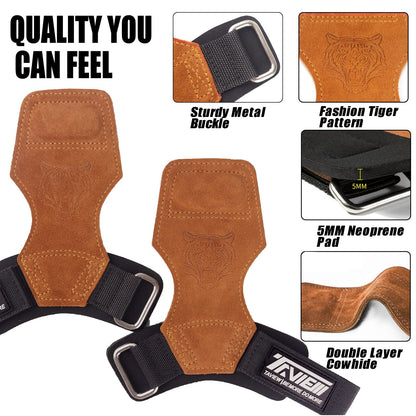 TAVIEW Wrist Straps for Weightlifting for Maximum Grip Support - Lifting Deadlift Strap & Weight Lifting Grips Gloves for Working Out Pull Up Deadlifting & Shrugs