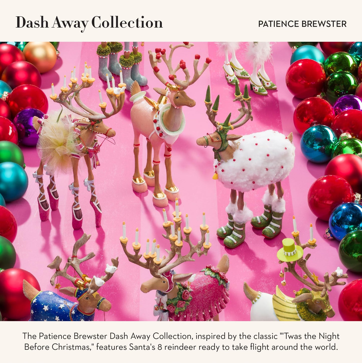MACKENZIE-CHILDS Patience Brewster Dash Away Christmas Ornament, Indoor Christmas Tree Decoration for Holiday Decor Arrangement, Comet