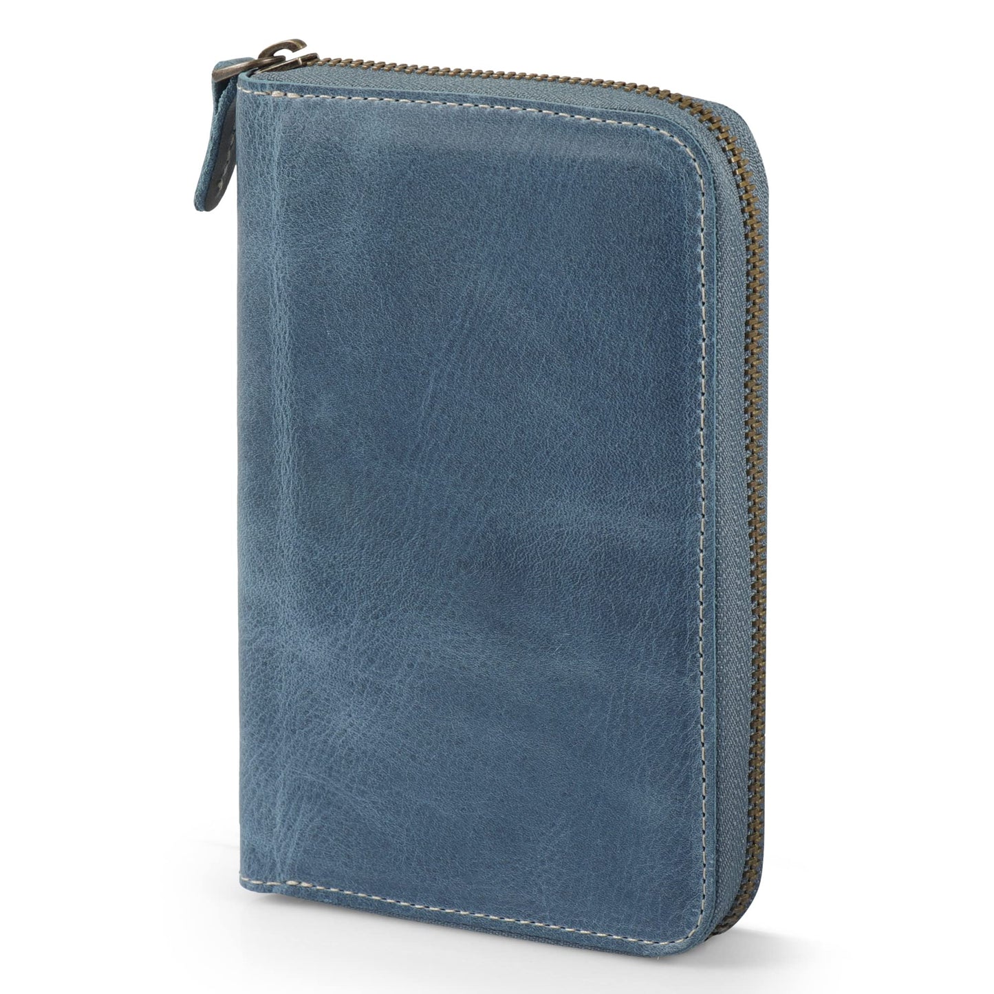 Londo Genuine Leather Padfolio – Portfolio Folder with Pencil Holder, Notepad & Zipper Closure for Business, Office & Travel