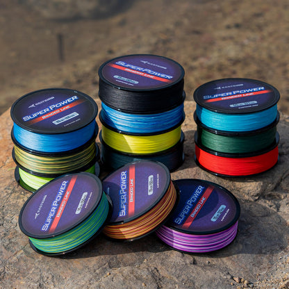 KastKing Superpower Braided Fishing Line, Red, 10LB, 500+47 Yds