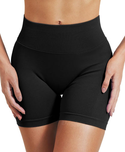 VOYJOY Women Workout Impact Shorts 2.5"/ 3.6"/ 4.5"/ 6" Scrunch Butt Lifting Gym Seamless Booty Biker Shorts Mint Green