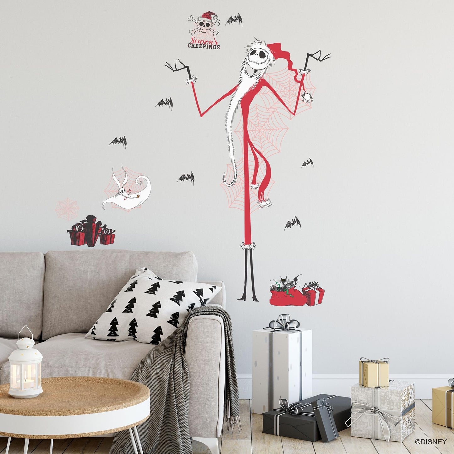 RoomMates Disney Nightmare Before Christmas Holiday Giant Peel and Stick Wall Decals by RoomMates, RMK5411GM