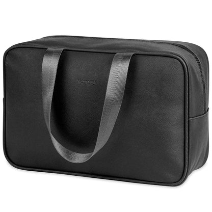 Full Size Toiletry Bag Women Large Cosmetic Bag Travel Makeup Bag Organizer Medicine Bag for Toiletries Essentials Accessories (Large, Black)