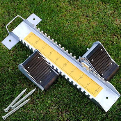Supvision Lightning Starting Blocks Sprinter Pedals 6 Angle Adjustable Sprinters Track and Field Aluminum Suitable for Plastic Runway CinderTrack 25in Back School Fall Sports Day