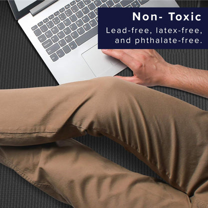 We Sell Mats 3/8 Inch Thick Multipurpose Exercise Floor Mat with EVA Foam, Interlocking Tiles, Anti-Fatigue for Home, or Gym, 24 in x 24 in