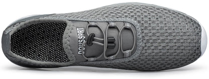 DOUSSPRT Men's Water Shoes Quick Drying Sports Aqua Shoes Dark Grey Size 11