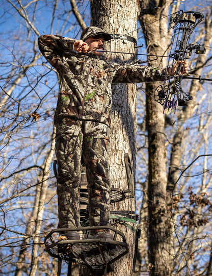 TIDEWE Hunting Clothes for Men, Silent Water Resistant Hunting Jackets and Bibs, Next Camo G2, XL