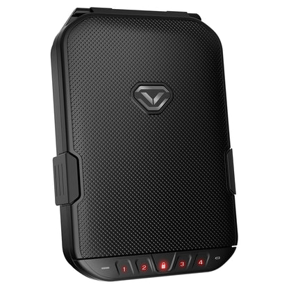 VAULTEK LifePod Secure Waterproof Travel Case Rugged Electronic Lock Box Travel Organizer Portable Handgun Case with Backlit Keypad (Covert Black)