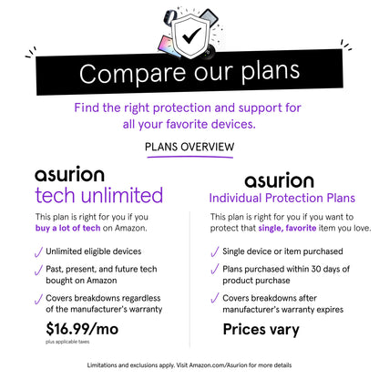 ASURION 3 Year Camera Protection Plan ($250 - $299.99)