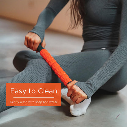 Tiger Tail The Spinnie Roller: 17in Handheld, Portable Massage Roller Stick, Body Massager and Myofascial Release Tool