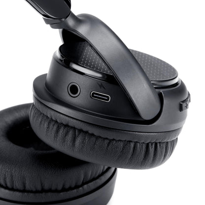 Amazon Basics Bluetooth On-Ear Headphones Wireless with Microphone, Deep Bass, 35 Hour Playtime, Foldable, Collapsible, Portable Travel Friendly, Black