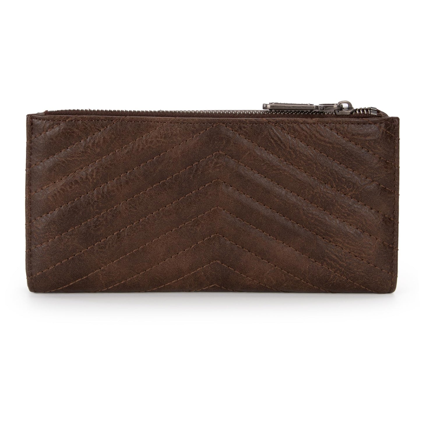 Montana West Wrangler Minimalist Wallet for Women Credit Card Wallet Ladies Travel Wallets Monederos de Mujer Card Cases & Money Organizers with Smooth Zippers for Women Men Coffee
