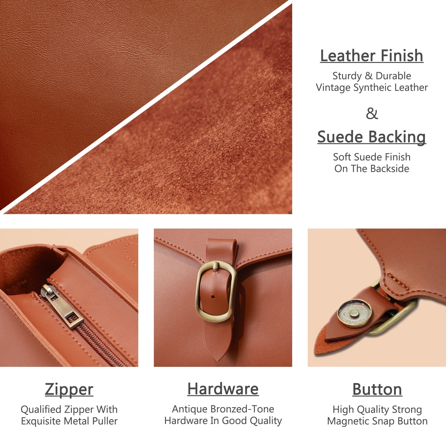 Vintage Vegan Leather Flap Top Handle Bag For Women Black Retro Satchel Casual Purse Simple Shoulder Classic Handbag