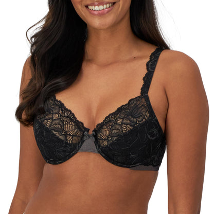 Bali Women's Lace Desire Underwire Bra, Full-Coverage Lace Bra with Underwire Cups