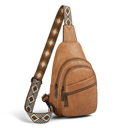 Sling Bag Crossbody Bags for Women Small Cross Body Bag Fanny Packs Chest Sling Purse for Daily Travel Leisure Sport