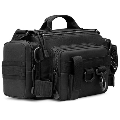 G4Free Sling Fishing Tackle Bag, Outdoor Fishing Storage Pack, Water-Resistant Fishing Bag Cross Body Sling Bag