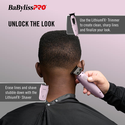 LithiumFX Cord/Cordless Lithium Ergonomic Hair Trimmers for Men