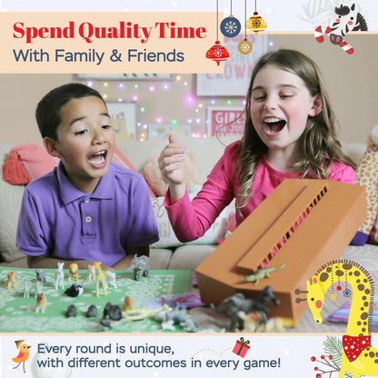 Noah's Ark Educational Balancing Board Game for Kids & Toddlers - Christian Bible Animal Toy with Rocking Balance - Fun and Learning for Kids