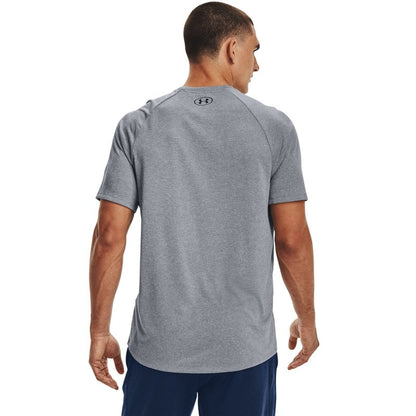 Under Armour Men's Tech 2.0 Short-Sleeve T-Shirt , Steel Light Heather (036)/Black, Large