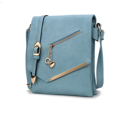MKF Collection Crossbody Bags for Women, Sling bag Vegan Leather Shoulder bag Ladies Small Purse Handbag by Mia K