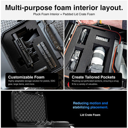 VAULTEK LifePod XT Series Weatherproof Multiple Handgun Safe Modular Interior Secure Rugged Portable Lockbox with Backlit Keypad (Standard)