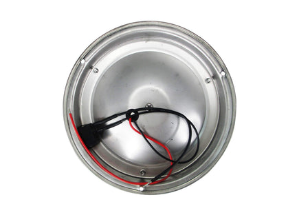 Pactrade Marine Dome Light 12V - 4-Inch Lens, Cool White LED | Stainless Steel Boat Light with Built-In Rocker Switch, Surface Mount | RV, Trailer, Boat Interior Lights, Marine Lights