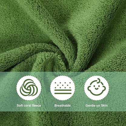 Syhood 12 Pieces Face Wash Cloth 12 x 12 in Makeup Remover Cloths Towel Coral