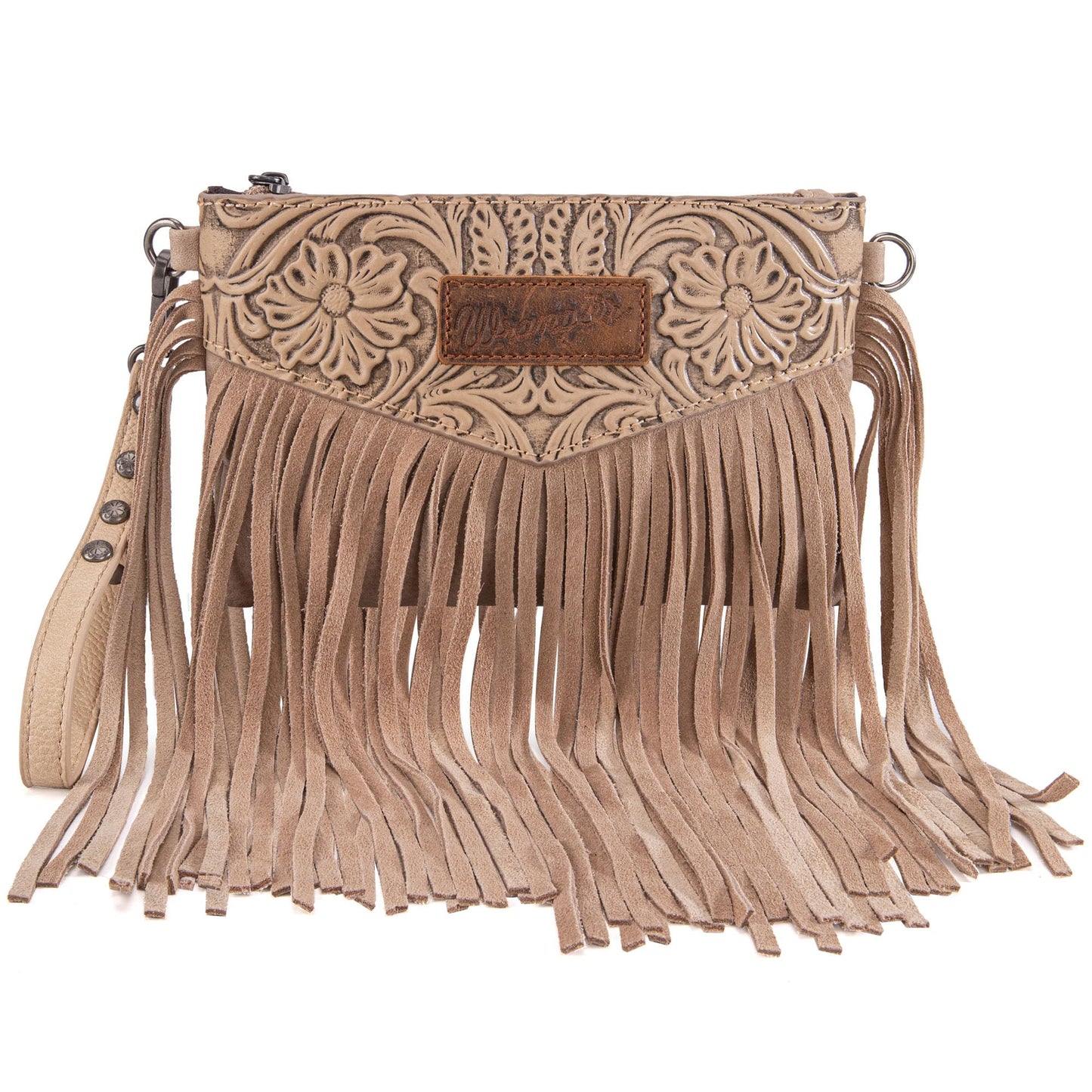 Wrangler Clutch Wristlet Fringe Purse Western Crossbody Bags for Women WG63-181KH