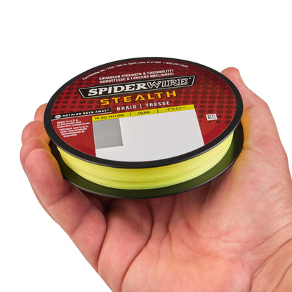 SPIDERWIRE SCS10Y-125 Stealth, 125-Yard/10-Pound, Hi-Vis Yellow