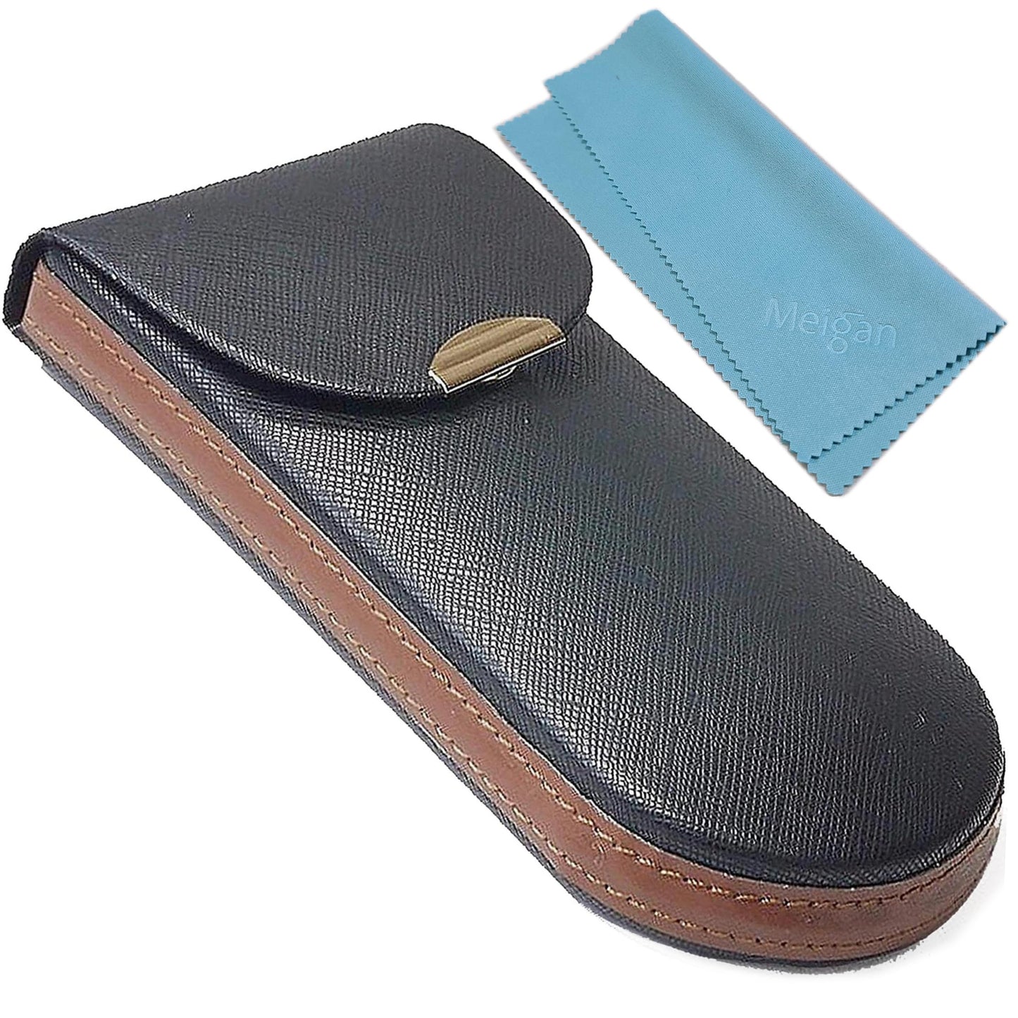 M-world Slim, Light, semi- Hard, Eye Glasses Case (Black)
