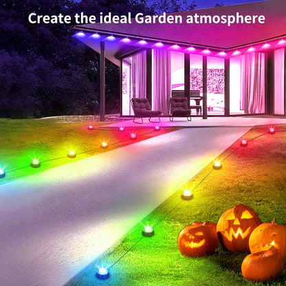 Rroetxi 32.8FT Permanent Outdoor Light, IP67 Waterproof LED Eaves Light, App/Remote Control Christmas Lights, Suitable for House，Patio Decor Garden Party Festival Decoration