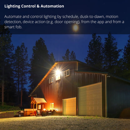 YoLink LoRa Smart Outdoor Motion Sensor Starter Kit, Driveway Alert, Property Invasion/Tresspassing Detector, Email/SMS/Push Alerts, Alexa, IFTTT, Home Assistant: Includes (2) Sensors, (1) SpeakerHub