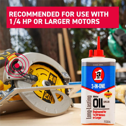 3-IN-ONE-10045 Motor Oil, 3 OZ (pack of 1)