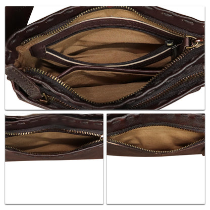 Genuine Leather Waist Bag Fanny Packs Hip Bag for Women and Men Real Leather Small Fanny Bag Sling Bag Crossbody Bags Chest Purses (Coffee)