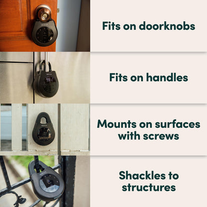 igloohome Keybox 3 Smart Lock Box, Large Key Safe w/Airbnb Sync (iOS/Android) – Remotely Generate Bluetooth-Keys & Pin Codes Without Internet