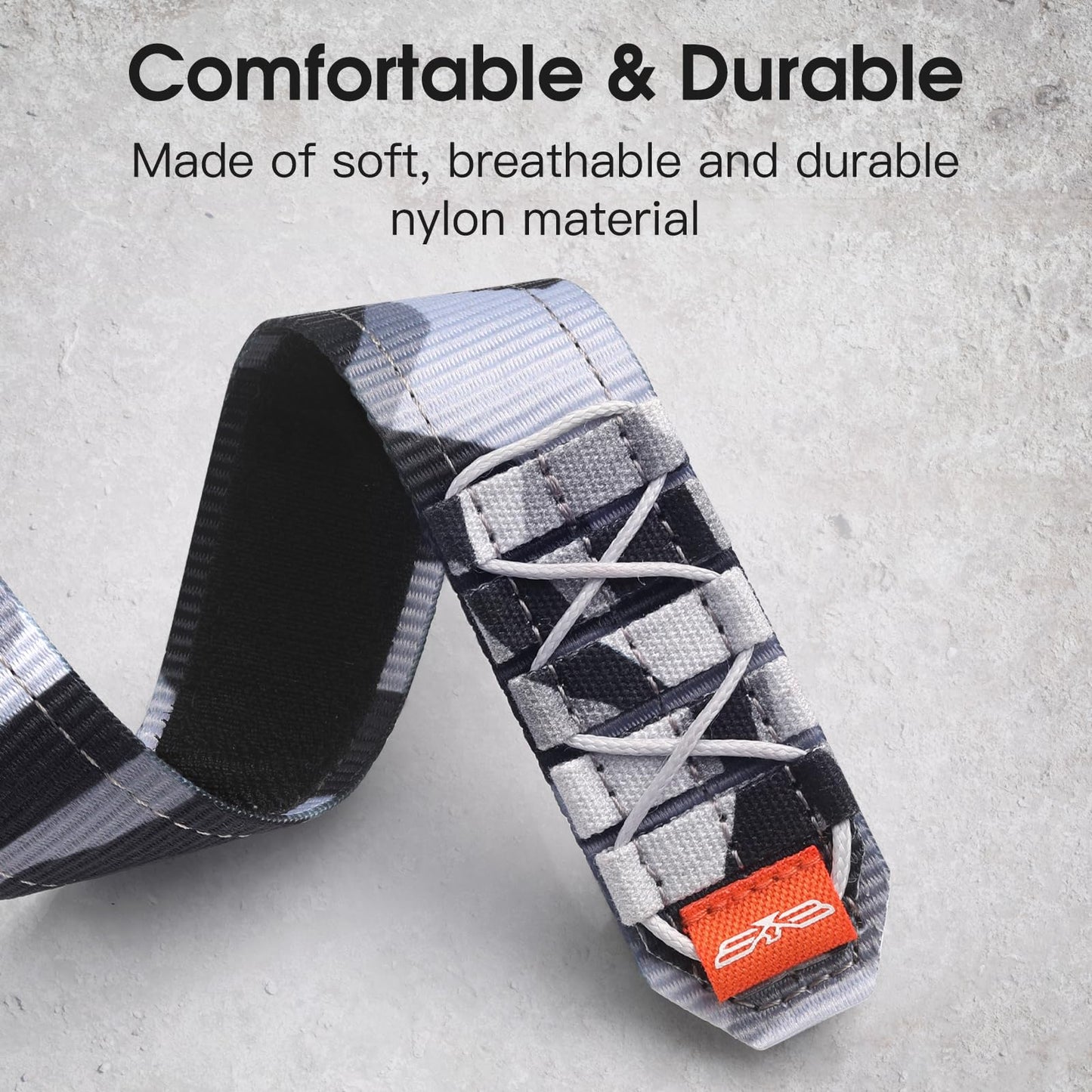 Bandletic 20mm Band Compatible with Samsung Galaxy Watch 7/6/5/4 44mm 40mm/FE 40mm/6 Classic 47mm 43mm/5 Pro/4 Classic/3 41mm, Military Rugged Nylon Sport Strap