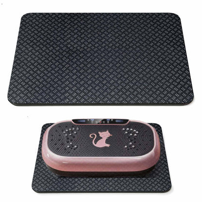 Upgraded Double-Sided Non-Slip Surface Mat for Vibration Plate Machine - Anti Vibration Pad & Exercise Mat for Most Vibration Platform Machines, Reduce Noise Accessories, Protect Floors & Carpet