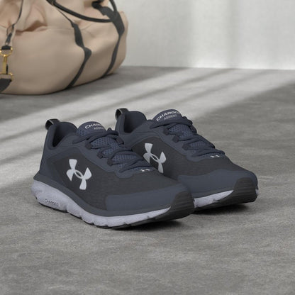 Under Armour Men's Charged Assert 9, Academy Blue (400)/White, 12 X-Wide US