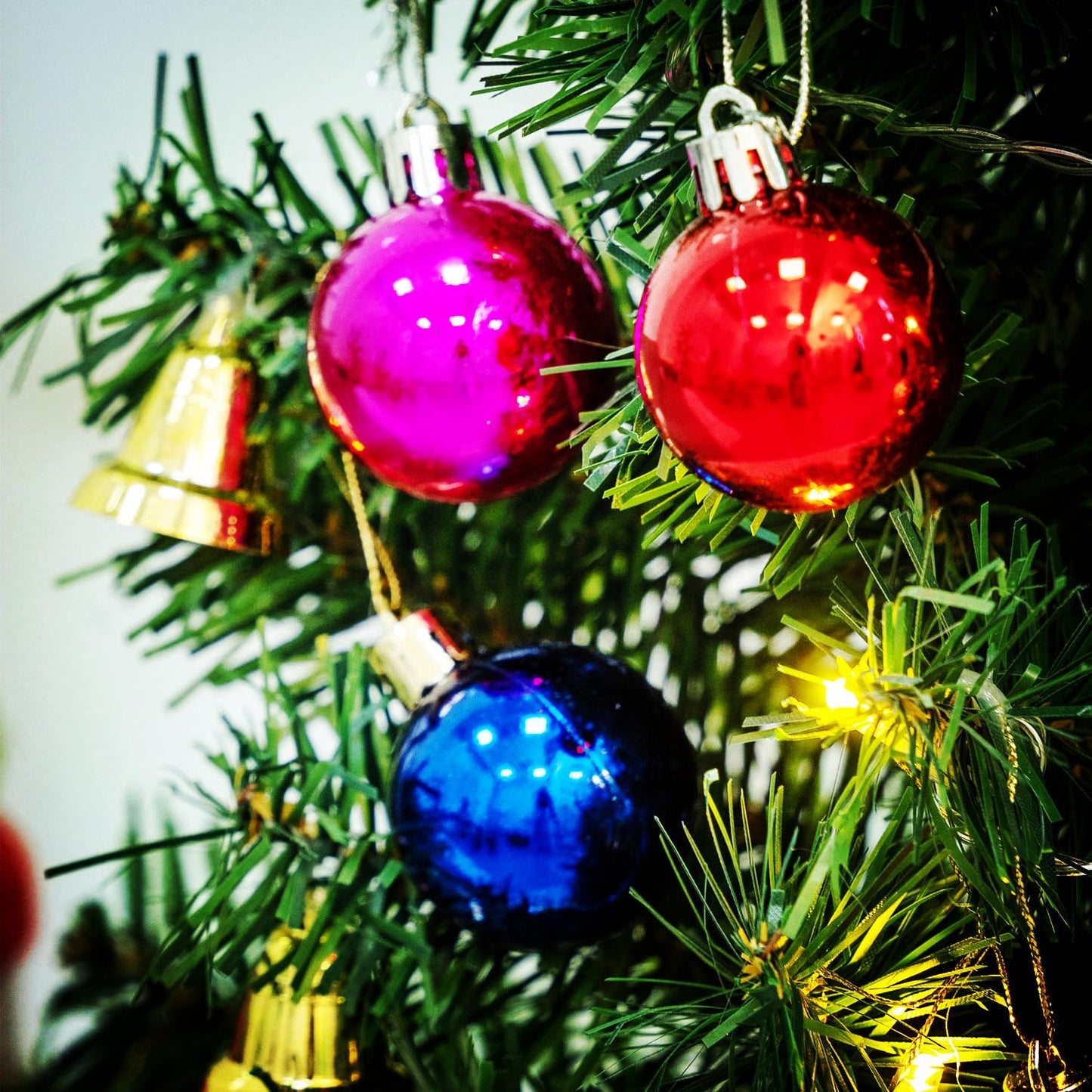 Mini Christmas Tree Small Christmas Tree with LED Lights Ornaments Tabletop Artificial Christmas Decorations Indoor Christmas Decor 24"/60cm 2025 New